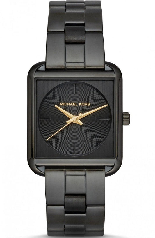 Buy Michael Kors Square Lake Black Dial Black Stainless Steel Strap Women's Watch - Mk3666 in Pakistan