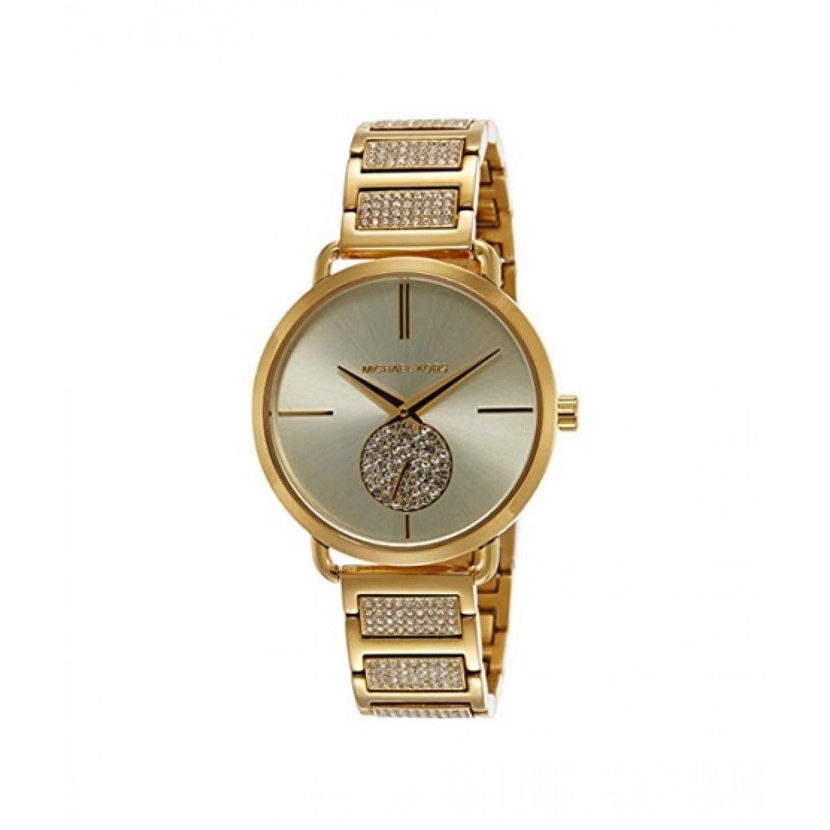 Buy Michael Kors Portia Pave Gold Dial Gold Stainless Steel Strap Ladies Watch - Mk3852 in Pakistan