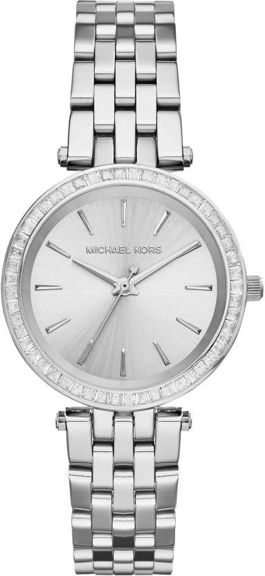 Buy Michael Kors Womens Quartz Silver Dial Silver Stainless Steel 33mm Watch - Mk3364 in Pakistan