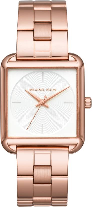 Buy Michael Kors Lake White Dial Rose Gold Stainless Steel Strap Ladies Watch - Mk3645 in Pakistan