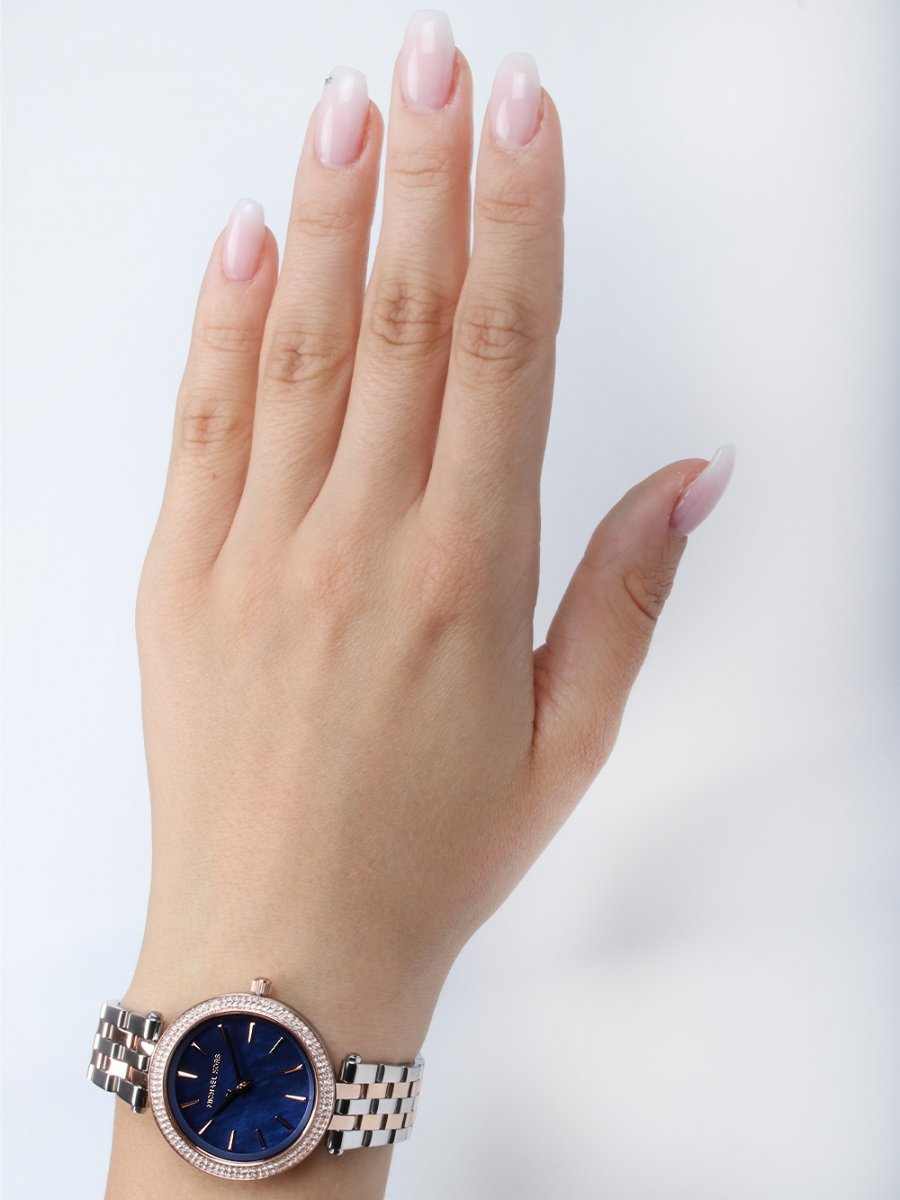 Buy Michael Kors Womens Quartz Stainless Steel Blue Mother Of Pearl Dial 33mm Watch - Mk3651 in Pakistan