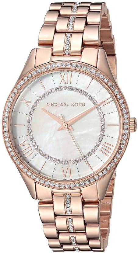 Buy Michael Kors Women's Lauryn Three-hand Rose Gold-tone Stainless Steel Watch - Mk3716 in Pakistan