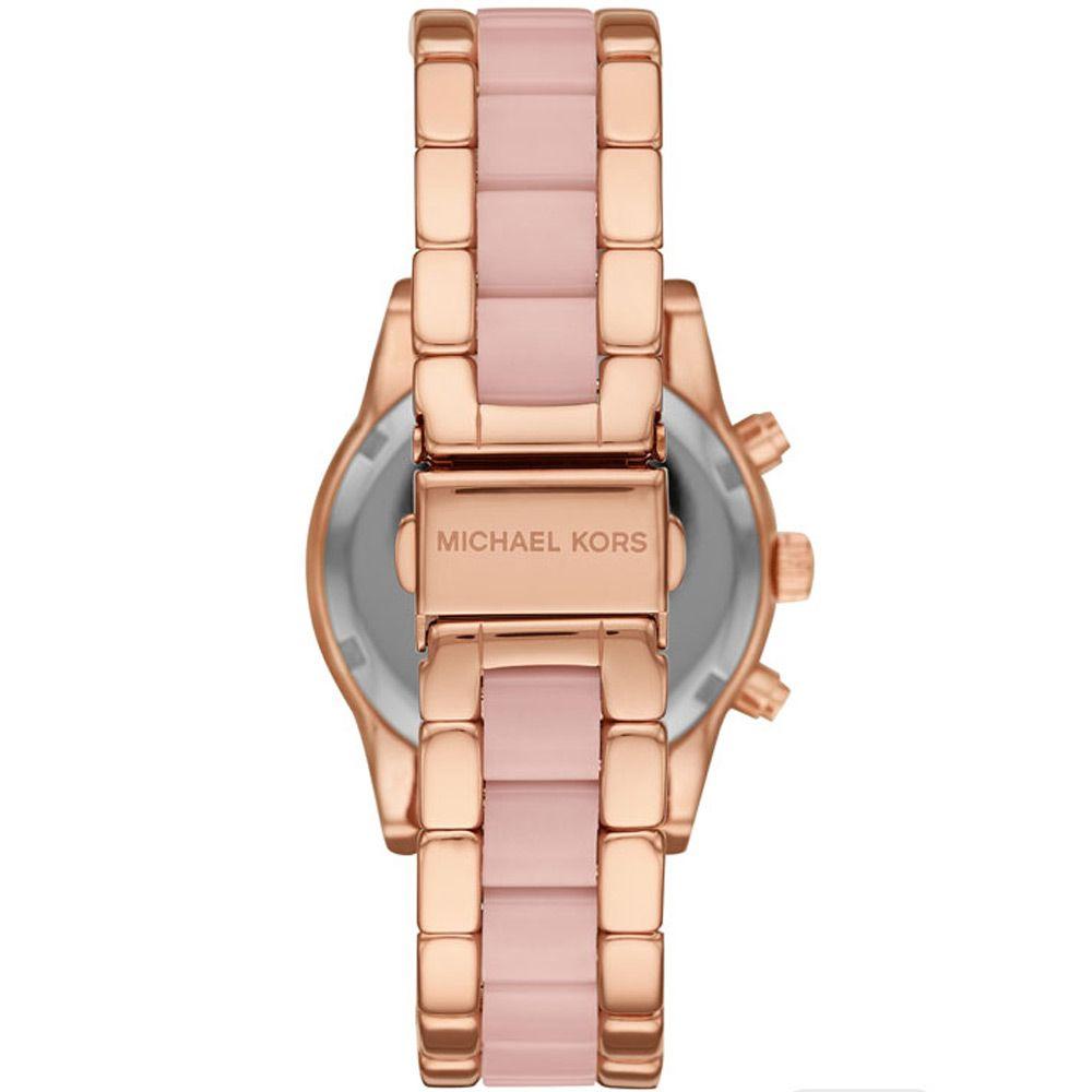 Buy Michael Kors Ritz Chronograph Quartz Crystal Two Tone Strap Ladies Watch - MK6769 in Pakistan