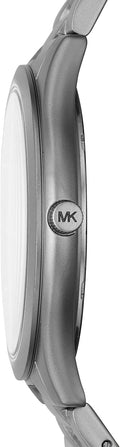 Buy Michael Kors Slim Runway Charcoal Dial Charcoal Stainless Steel Strap Men's Watch - Mk4506 in Pakistan