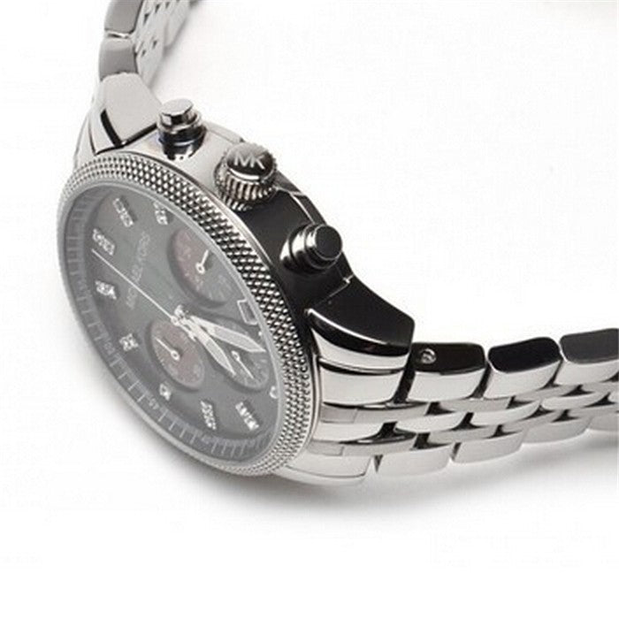 Buy Michael Kors Jet Set Blue Mother of Pearl Dial Silver Steel Strap Watch for Women - MK5021 in Pakistan