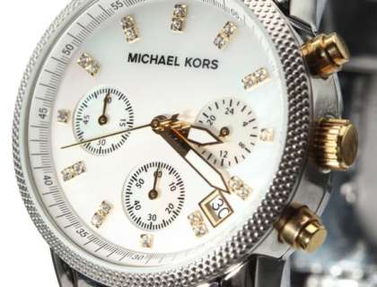 Buy Michael Kors Jet Set Chronograph White Dial Two-tone Strap Ladies Watch - Mk5057 in Pakistan