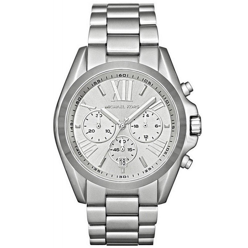 Buy Michael Kors Bradshaw Silver Dial Silver Steel Strap Watch for Men - MK5535 in Pakistan