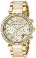 Buy Michael Kors Parker Chronograph Champagne Gold Dial Gold Steel Strap Ladies Watch - Mk5632 in Pakistan