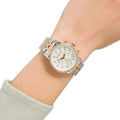 Buy Michael Kors White Dial Two Tone Stainless Steel Strap Watch For Women Mk5650 in Pakistan