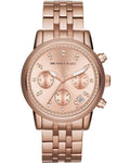 Buy Michael Kors Ritz Chronograph Rose Gold Dial Steel Ladies Watch - Mk6077 in Pakistan