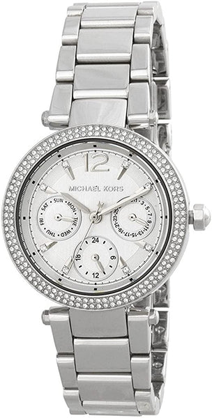 Buy Michael Kors Parker Silver Dial Silver Stainless Steel Strap Ladies Watch - Mk6350 in Pakistan