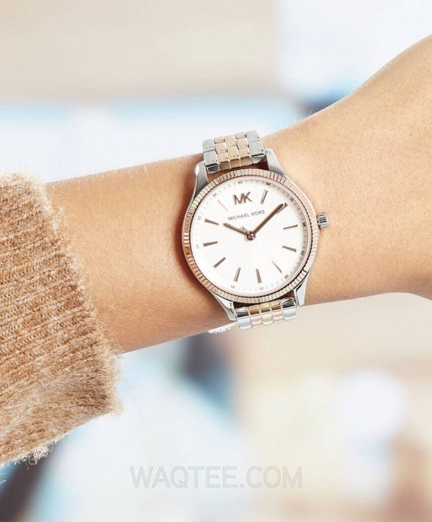 Buy Michael Kors Womens Quartz Stainless Steel White Dial 36mm Watch - Mk6642 in Pakistan
