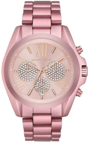 Buy Michael Kors Bradshaw Pink Dial Pink Stainless Steel Strap Women's Watch - MKk6752 in Pakistan