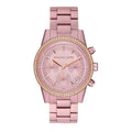 Buy Michael Kors Ritz Chronograph Pink Aluminium Watch for Women - Mk6753 in Pakistan