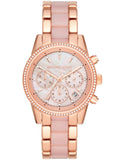 Buy Michael Kors Ritz Chronograph Quartz Crystal Two Tone Strap Ladies Watch - MK6769 in Pakistan