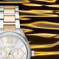 Buy Michael Kors Silver Dial Two Tone Steel Strap Janelle Watch for Women - MK7092 in Pakistan