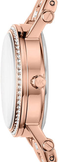 Buy Michael Kors Petite Norie Diamonds Dial Rose Gold Strap Watch for Women - Mk3776 in Pakistan
