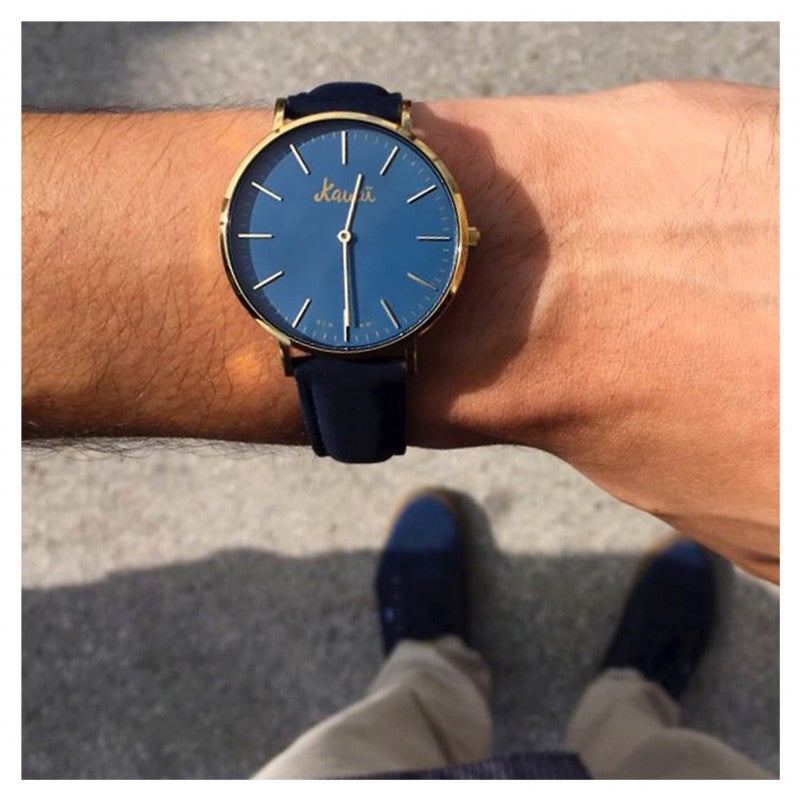 Buy Hugo Boss Mens Quartz Blue Leather Strap Blue Dial 40mm Watch - 1513371 in Pakistan