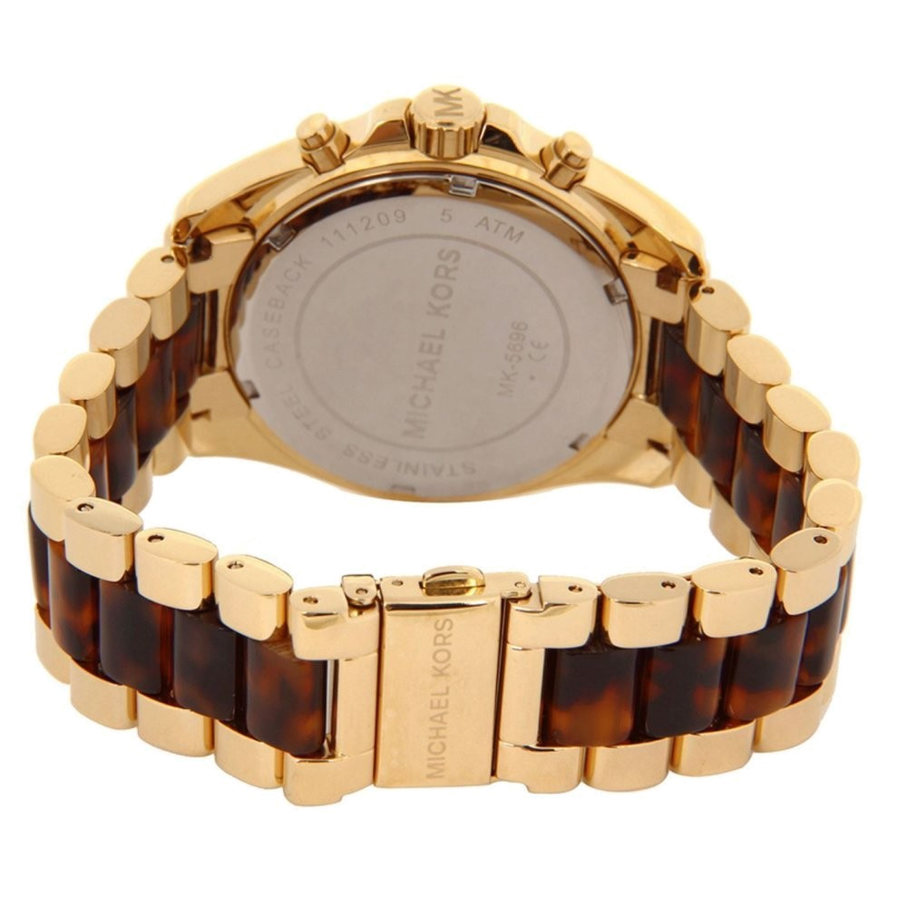 Buy Michael Kors Bradshaw Chronograph Tortoise Shell Brown Dial Ladies Watch - Mk5696 in Pakistan