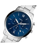 Buy Fossil Men's Chronograph Quartz Stainless Steel Blue Dial 44mm Watch FS5792 in Pakistan