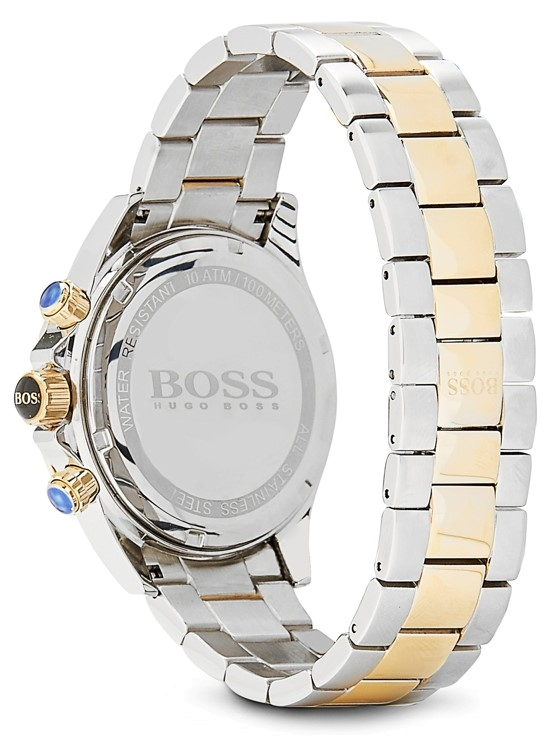 Buy Hugo Boss Mens Chronograph Two-tone Silver Dial Watch - 1512960 in Pakistan