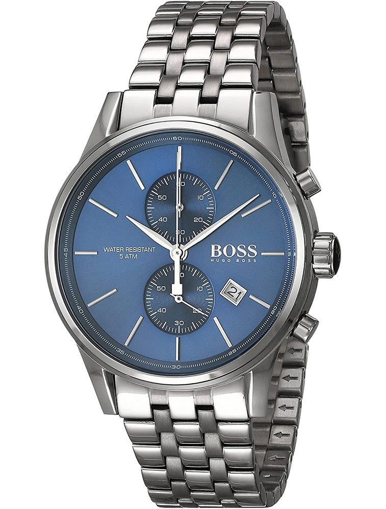Buy Hugo Boss Mens Chronograph Quartz Stainless Steel Blue Dial 41mm Watch - 1513384 in Pakistan