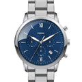 Buy Fossil Men's Chronograph Quartz Stainless Steel Blue Dial 44mm Watch FS5792 in Pakistan