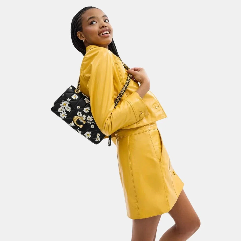 Buy Coach Quilted Tabby 26 Shoulder Bag With Floral Print in Pakistan