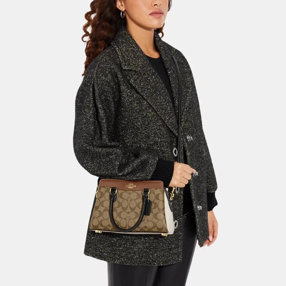 Buy Coach Mini Darcie Carryall in Colorblock Signature Canvas in Pakistan
