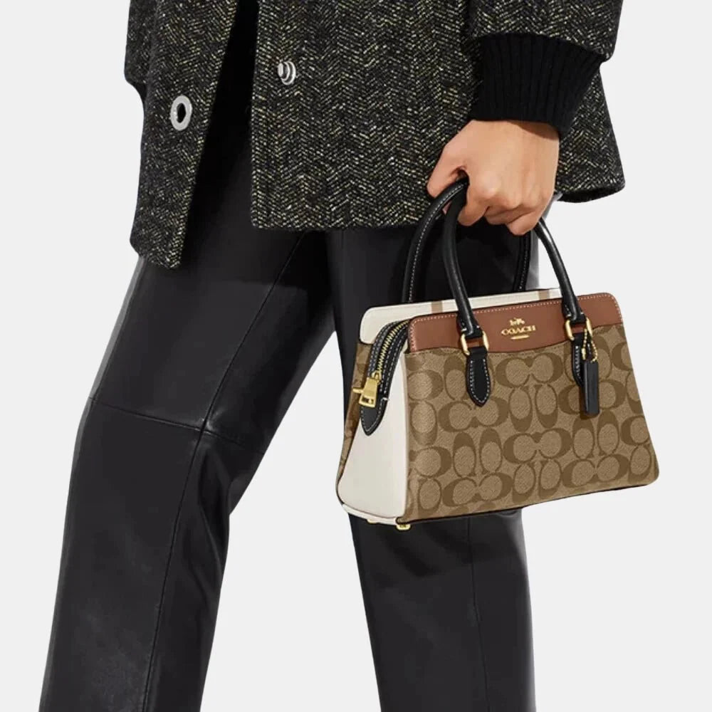 Buy Coach Mini Darcie Carryall in Colorblock Signature Canvas in Pakistan