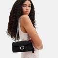 Buy Coach Quilted Tabby 20 Shoulder Bag (Black/Silver) in Pakistan