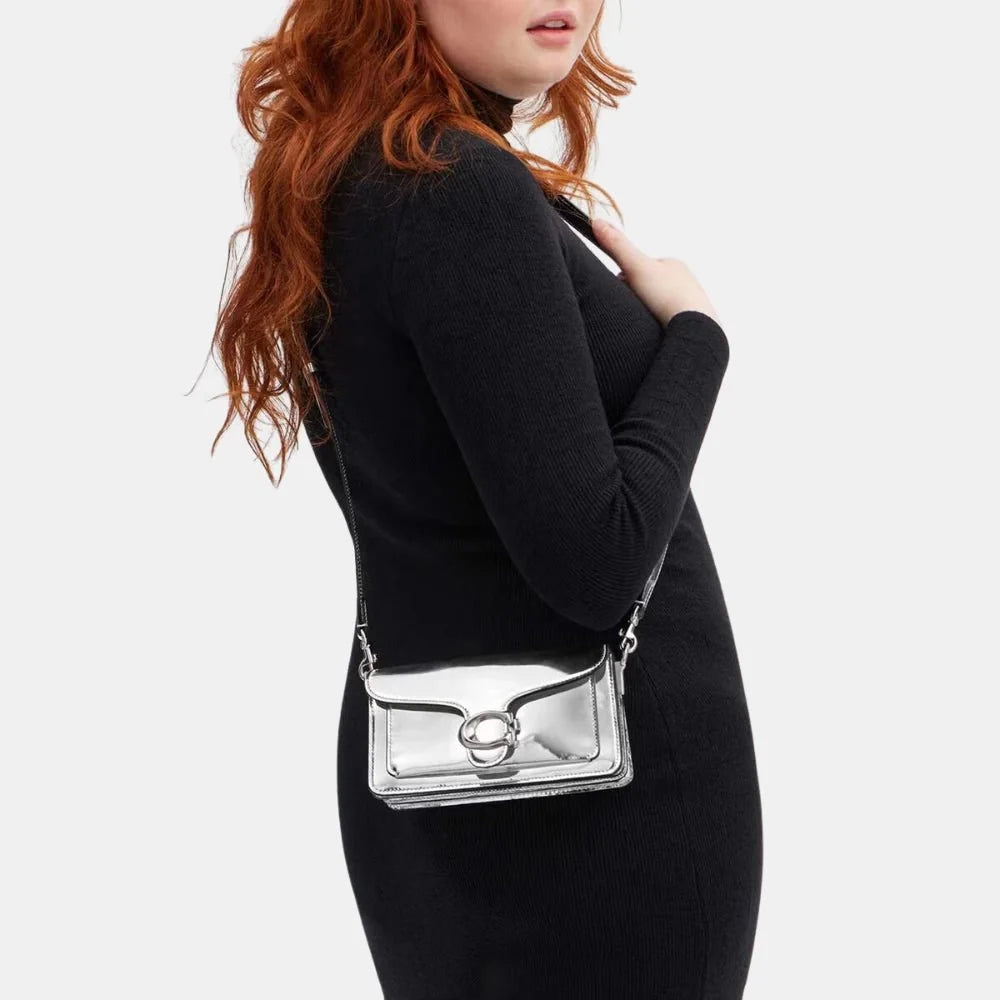 Buy Coach Tabby 20 Signature Metallic Leather Shoulder Bag in Pakistan