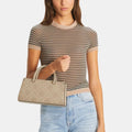 Buy Tory Burch T Monogram Embossed Small Rectangular Tote Bag in Pakistan