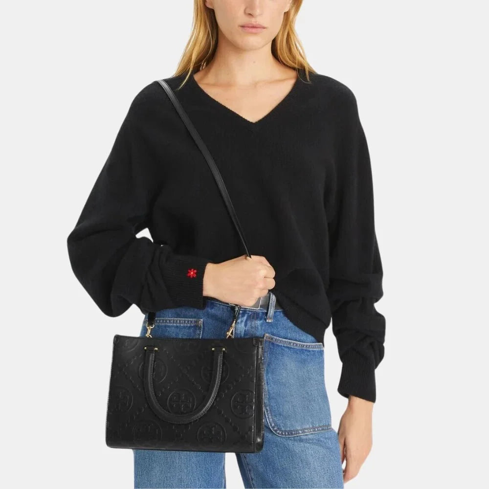 Buy Tory Burch T Monogram Top-Handle Embossed Tote Bag in Pakistan