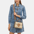 Buy Coach Morgan Top Handle Satchel Bag In Blocked Signature Canvas in Pakistan
