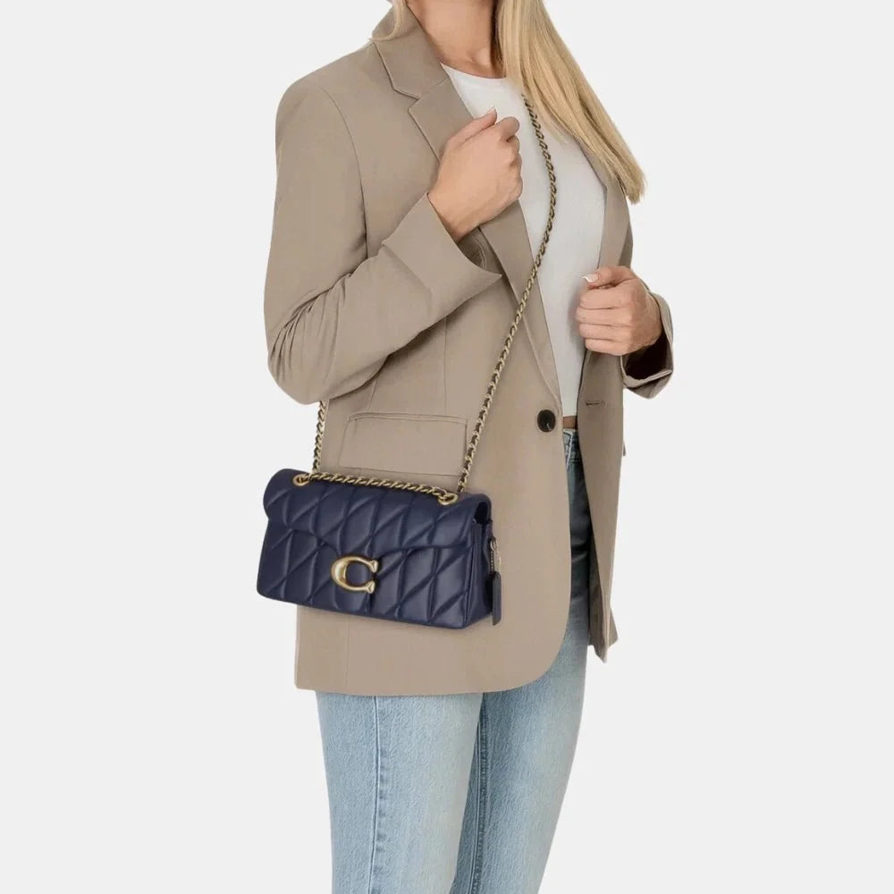 Buy Coach Quilted Tabby Shoulder Bag (Navy Blue) in Pakistan
