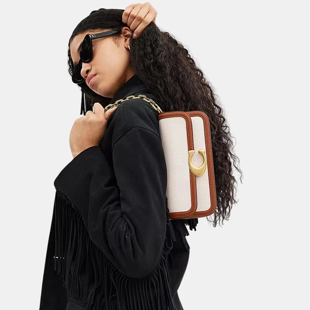 Buy Coach Idol 23 Cotton-Canvas Shoulder Bag in Pakistan