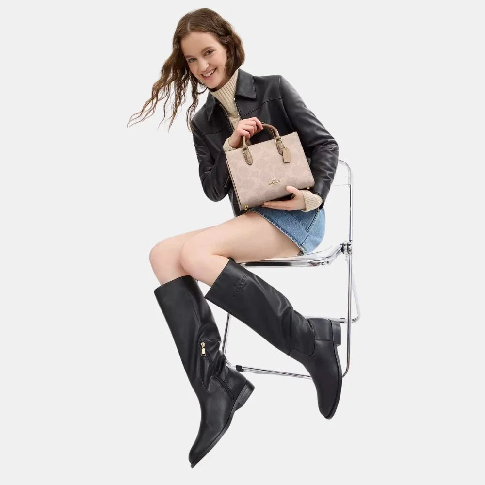 Buy Coach Maggie Small Tote Bag In Blocked Signature Canvas in Pakistan