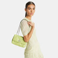 Buy Tory Burch Kira Small Diamond Quilt Convertible Shoulder Bag (Pear) in Pakistan