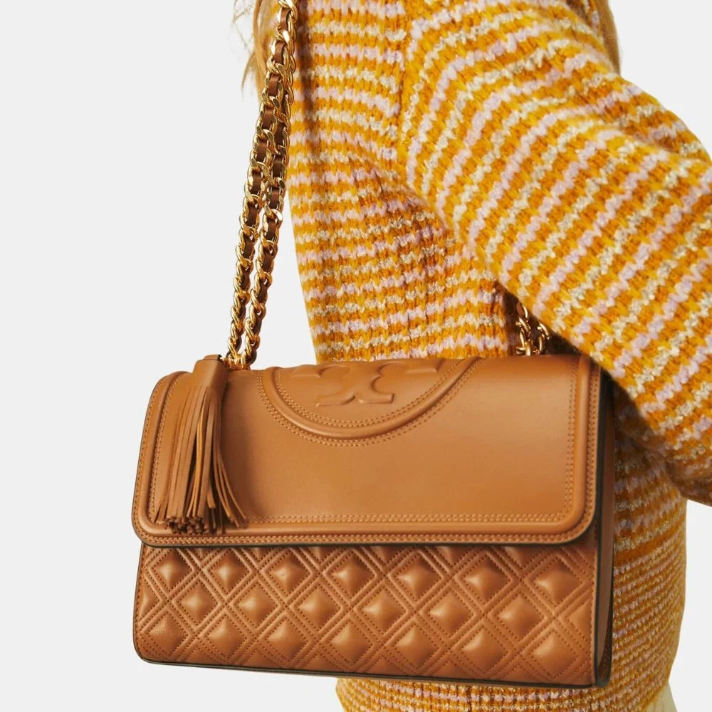 Buy Tory Burch Fleming Convertible Shoulder Bag (Kobicha) in Pakistan