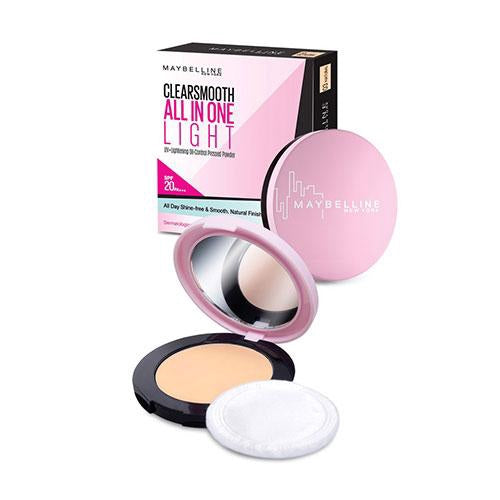 Buy Maybelline ClearSmooth All in One UV Oil Control Pressed Powder - 01 Light in Pakistan