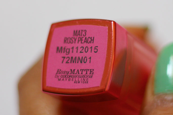 Buy Maybelline Color Sensational Creamy Matte Lipstick - 805 Rosy Peach in Pakistan