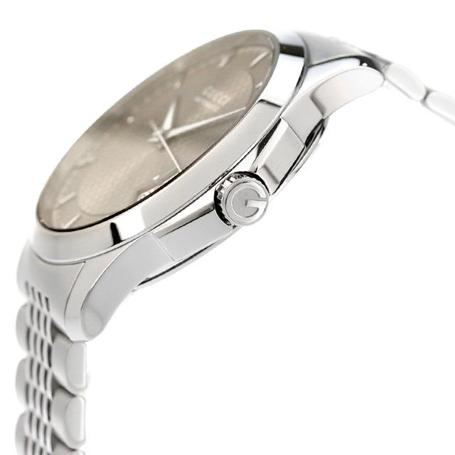 Buy Gucci G Timeless Brown Diamond Dial Silver Steel Strap Watch for Men - YA126412 in Pakistan
