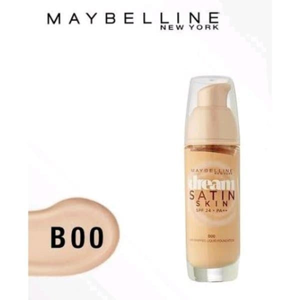 Buy Maybelline Dream Satin Skin SPF24 PA++ Foundation - B00 in Pakistan