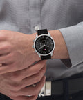 Buy Tommy Hilfiger Grey Dial Black Leather Strap Watch for Men - 1710424 in Pakistan