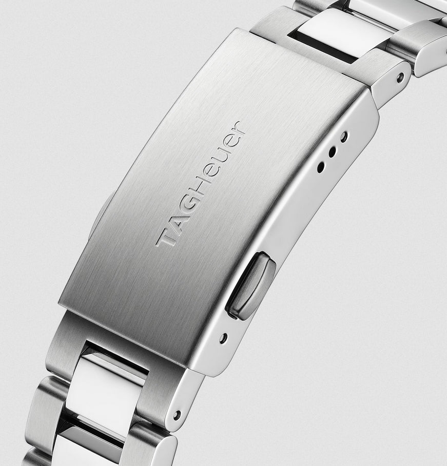 Buy Tag Heuer Aquaracer Blue Dial with Diamonds Silver Steel Strap Watch for Women - WAY131N.BA0748 in Pakistan