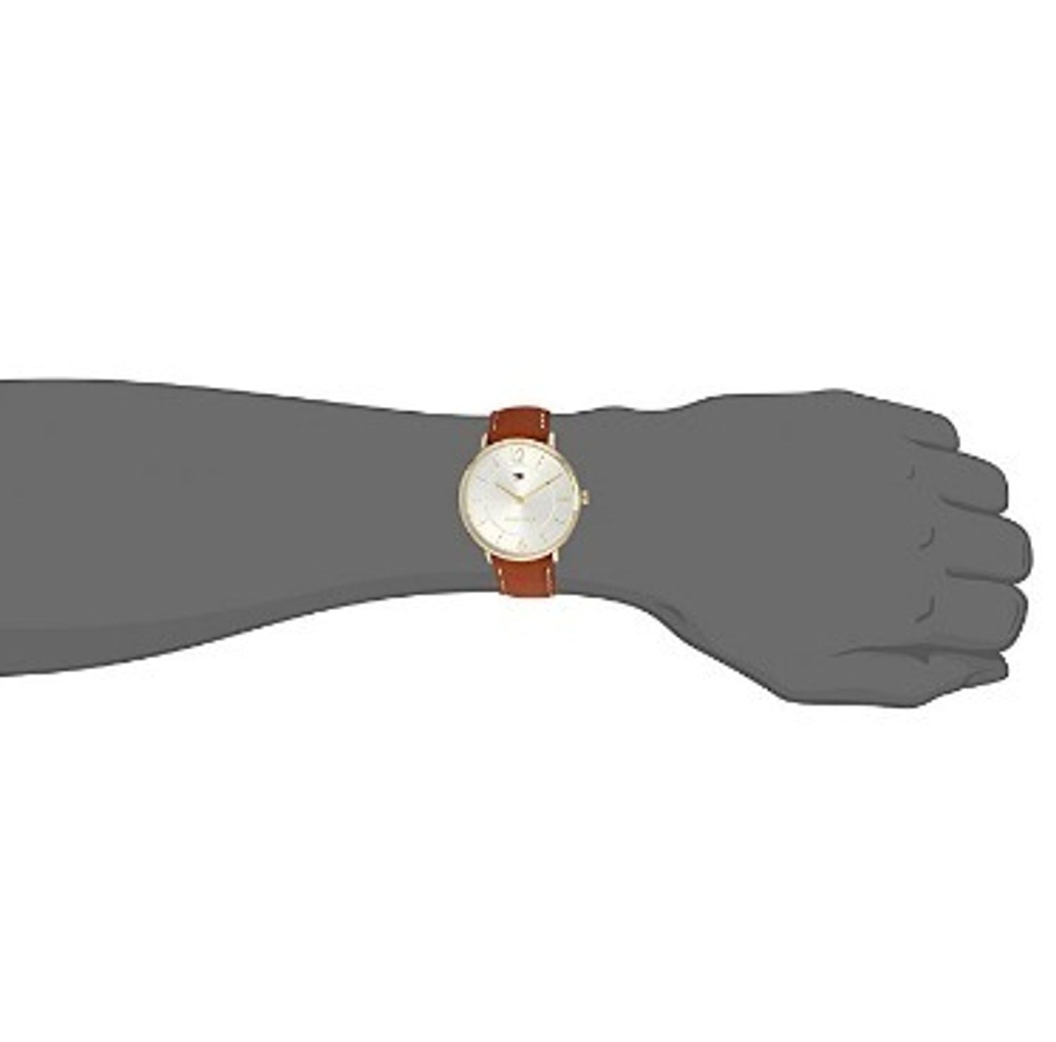 Buy Tommy Hilfiger Ultra Slim Silver Dial Brown Leather Strap Watch for Men - 1710353 in Pakistan