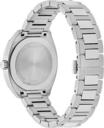 Buy Gucci G Timeless Black Dial Silver Steel Strap Watch for Men - YA142401 in Pakistan