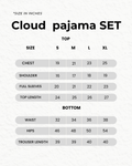 Buy Cloud Pajama Set - Black in Pakistan