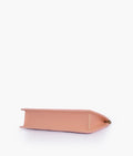 Buy Peach quilted evening clutch with snap closure in Pakistan
